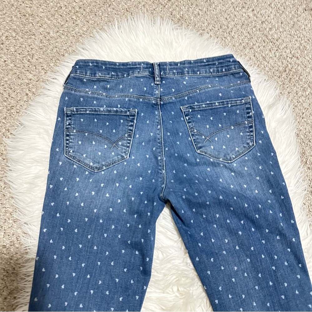 Bullhead Denim Co. Blue Patterned Skinny Jeans - Picture 5 of 9